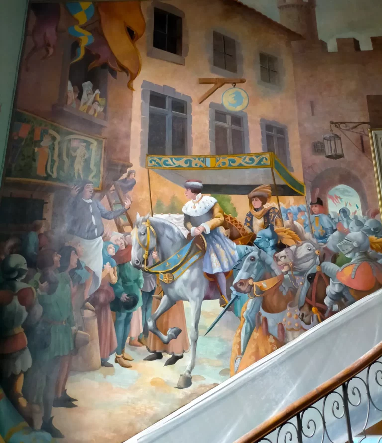 Peinture Murale Grand Escalier - Malbrel Conservation