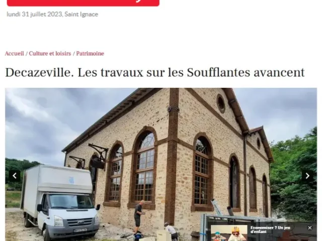 La Dépêche – Les Soufflantes de Decazeville